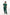 Ksvi Flex Female V-Neck (Forest Green) Scrub Shirt Pant