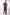Ksvi Antibacterial Male V-Neck (Navy) Scrub Shirt Pant