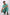 Ksvi Flex Male V-Neck (Sea Green) Scrub Shirt Pant