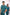 Ksvi Antibacterial Male V-Neck (Emerald Green) Scrub Shirt Pant