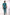 Ksvi Antibacterial Male V-Neck (Emerald Green) Scrub Shirt Pant