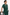 Ksvi Antibacterial Female V-Neck (F- Green -M) Scrub Shirt Pant
