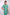 Ksvi Flex Female V-Neck (Sea Green) Scrub Shirt Pant
