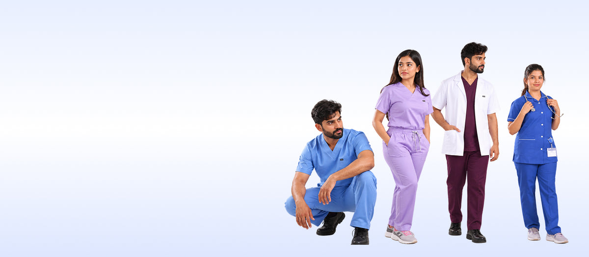 <h2>Comfort in Every Shift.</h2><h2>Style in Every Step.</h2>